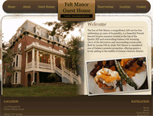Tablet Screenshot of feltmanor.com